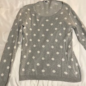 Grey Polkadot Sweater